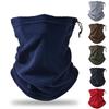 Polar Fleece Neck Tube Scarf Winter Ear Warmer Cycling Fishing Skating Running Sport Scarf Adjustable Neck Collar Neckerchief