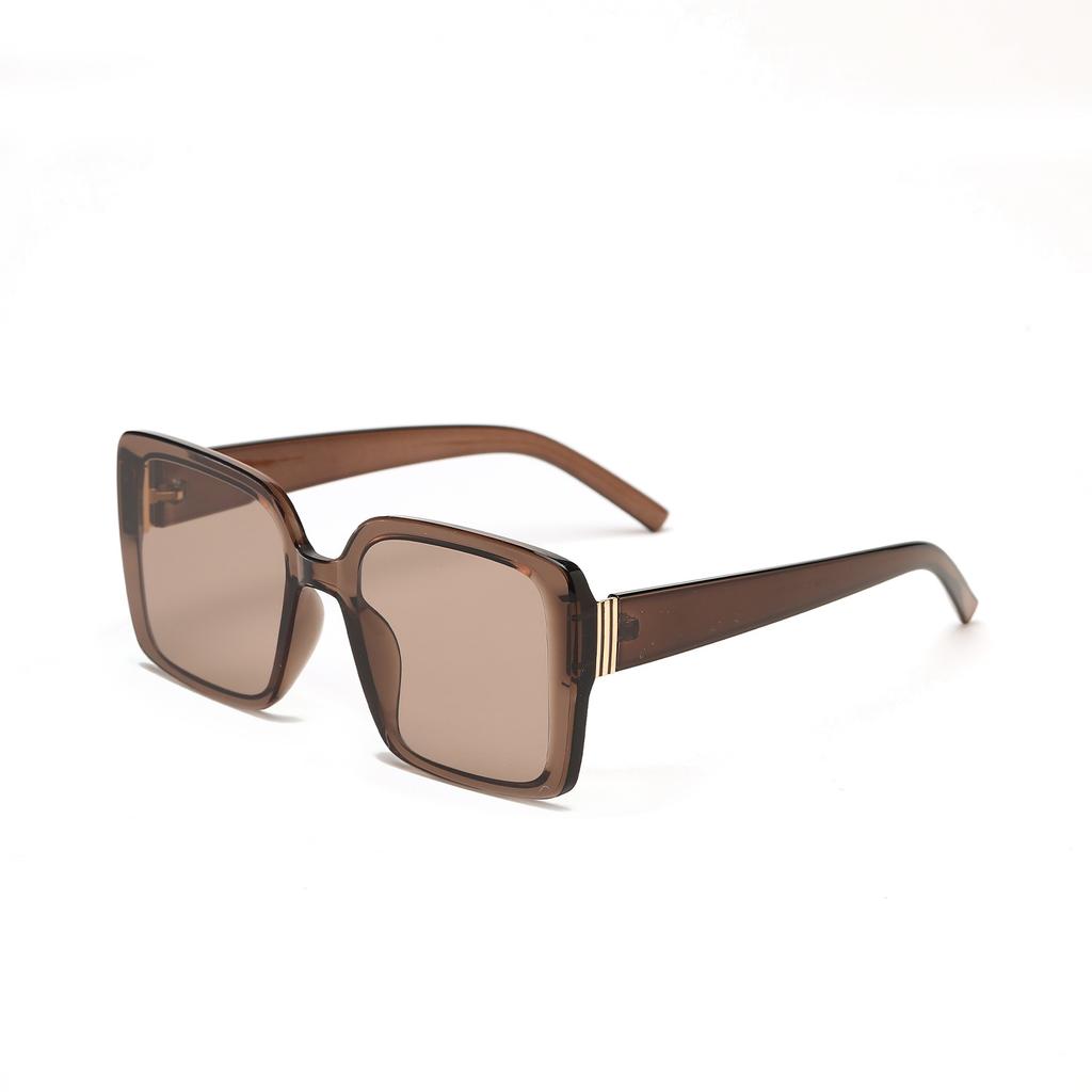 Glasses 1124 Square Large Frame Color Personality Trend Hip Hop Sunglasses Women, Sunglasses Men