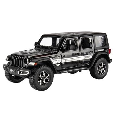 1/24 Jeeps Wrangler Rubicon Alloy Car Model Diecasts Simulation Metal Off-road Vehicles Car Model Collection Childrens Toys Gift