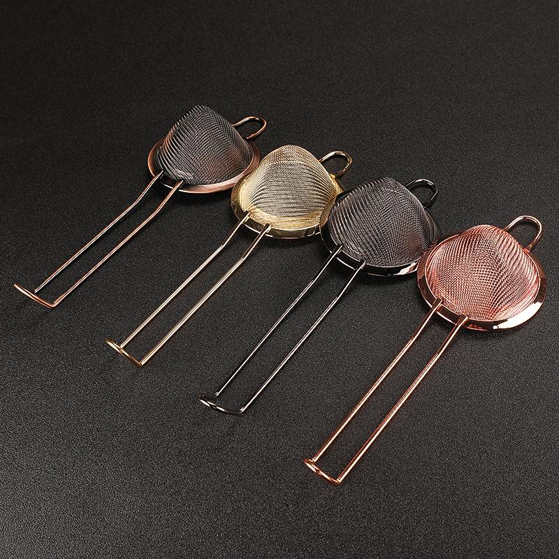 304 Stainless Steel Fine Mesh Bar Cocktail Strainer Sieve for Removing Bits from Juice Professional Quality Mesh Strainer