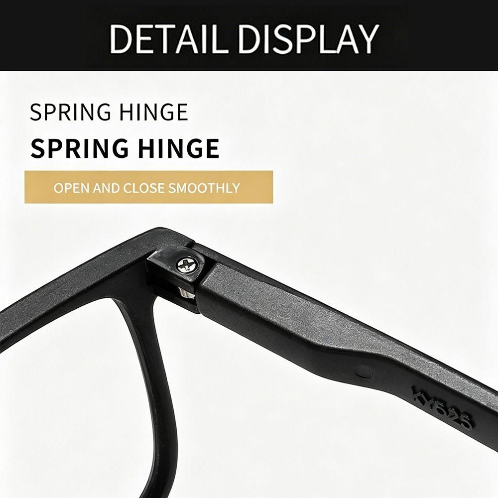 with Case Reader Glasses Portable Hyperopia Glasses Fashion Square Eyeglasses  Men Women