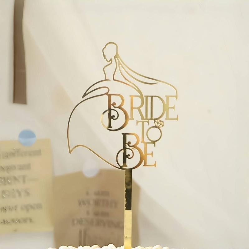 

Bride to be Cake Topper Wedding Engagement Bachelorette Bridal Shower Theme Party Cake Decoration Supplies cake decorating tools