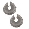 2pcs Salon Massage Table Cradle Head Pillow Neck U Cushion Gray