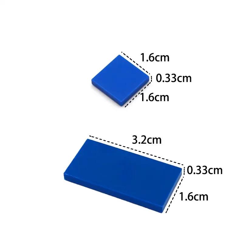 Non-Toxic Compatible 87079 Diy Building Blocks Figures Bricks Smooth 2X4 Ceramic Tile Bricks Educational Creative Size For Children 40Pcs