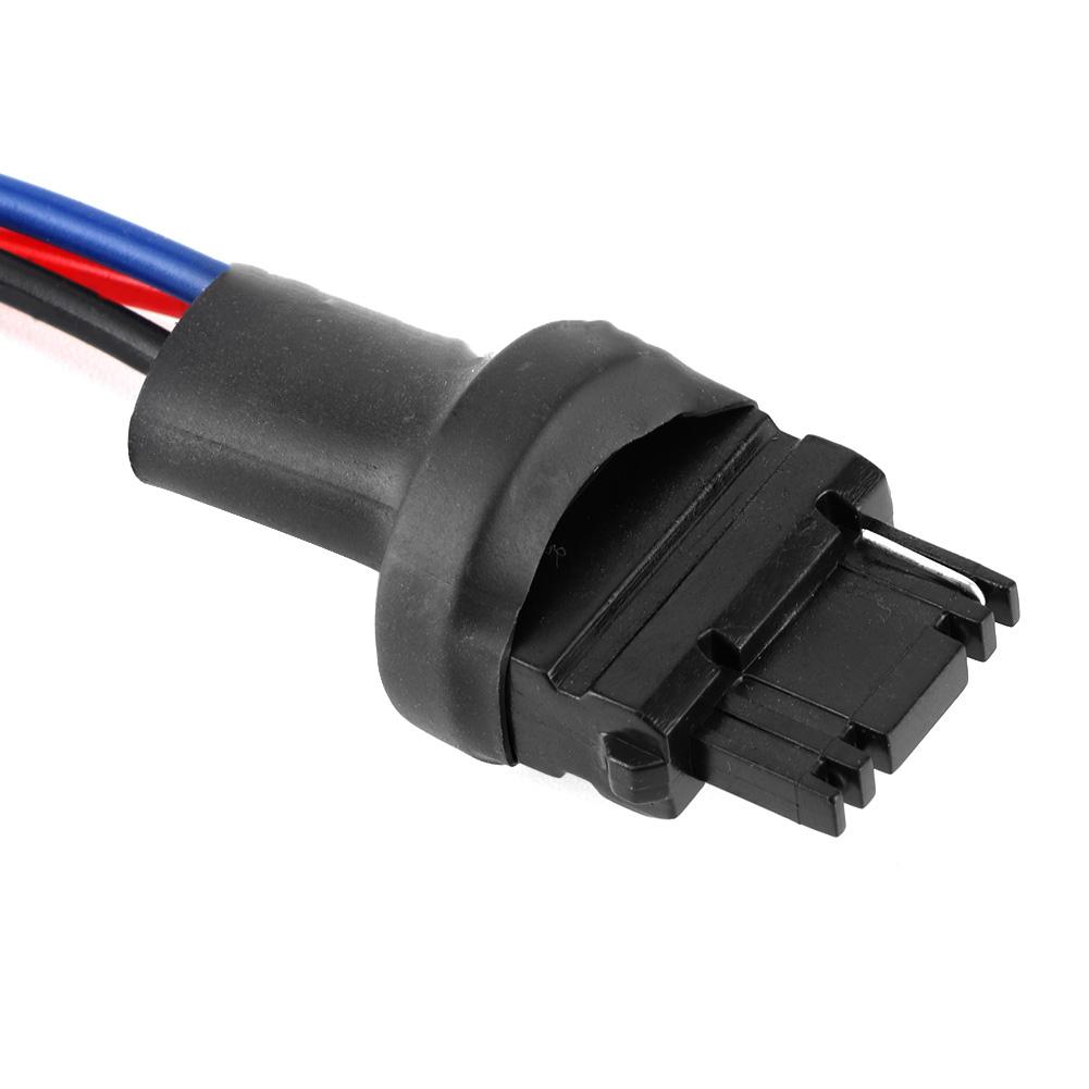 2Pcs 3157 Male Socket Connector Car Bulb Holder Adapter Wire for Turn Signal Light