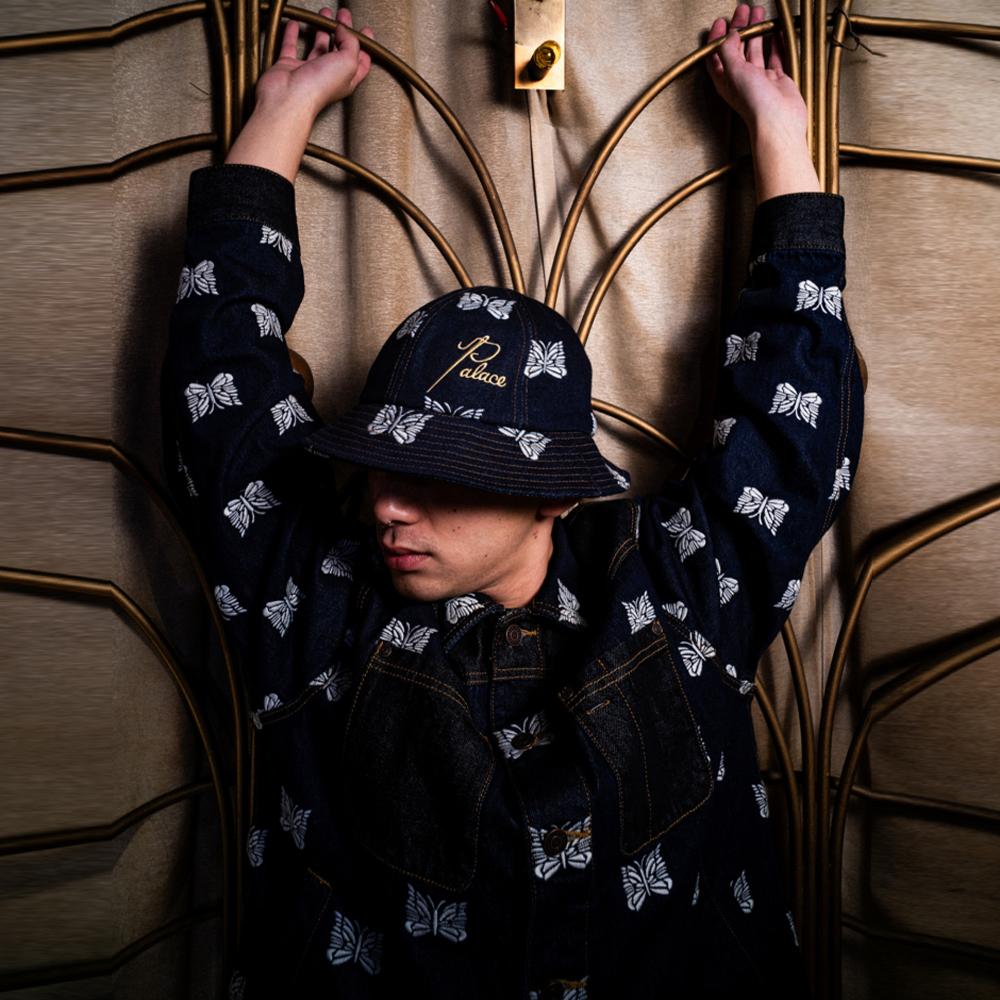 Palace X Needles Western Denim Jacket Indigo Unisex Outerwear Blue P27NDJK002