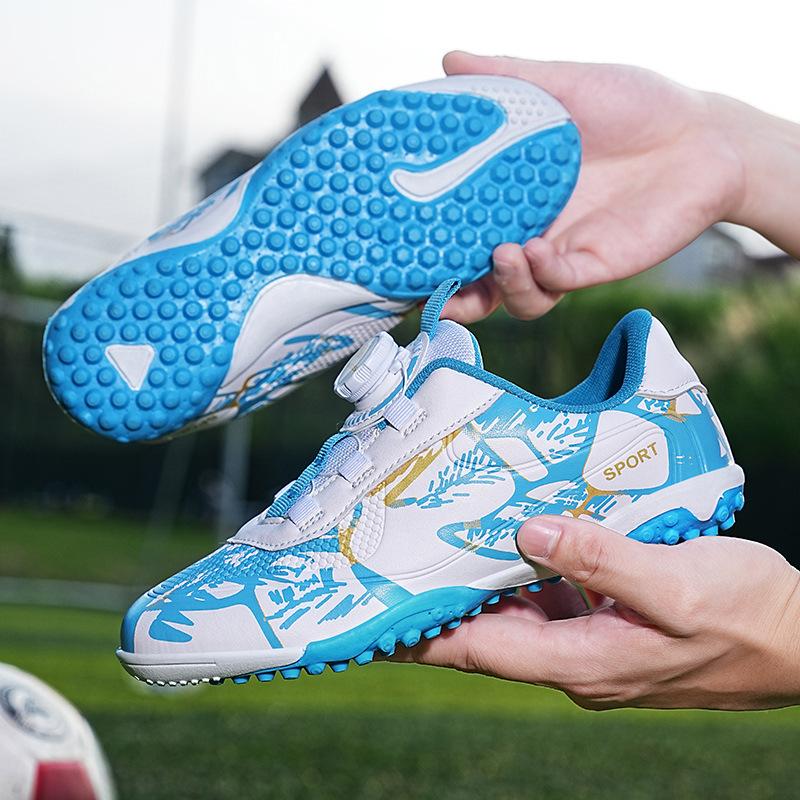 

New children s football shoes boys broken nails TF teen girls students boys outdoor training shoes sports shoes 34