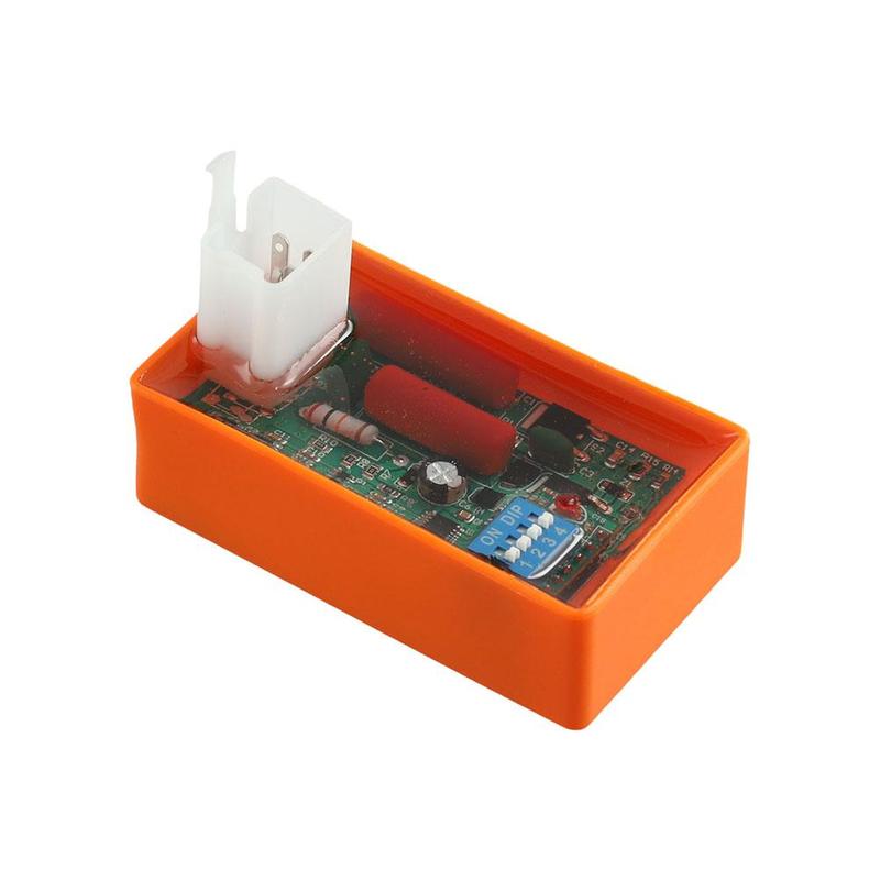 Programmable CDI For Motorcycle Lgnition 5 Pin DC CDI Racing Box DIP Switch For ACTIVE WAVE 110 TC100 ATV 150 Dirt Bike Go Kart