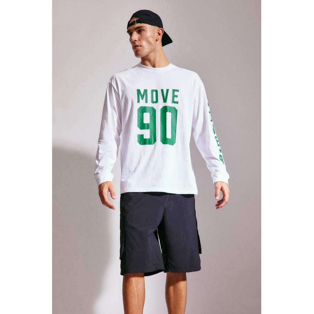 

Спортивный топ с длинным рукавом HM DryMove, белый Move 90