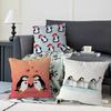 Süßes Pinguin-Kissenbezug-Design Kissenbezug Dekor Feiertagsdekorati