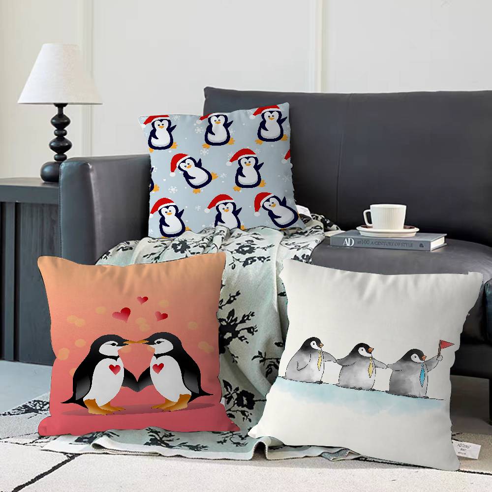 Süßes Pinguin-Kissenbezug-Design Kissenbezug Dekor Feiertagsdekorati