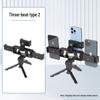 4S Auto Show & Outdoor Photography Tripod: Dual Phone Stand for Live Streaming and Desktop Shooting