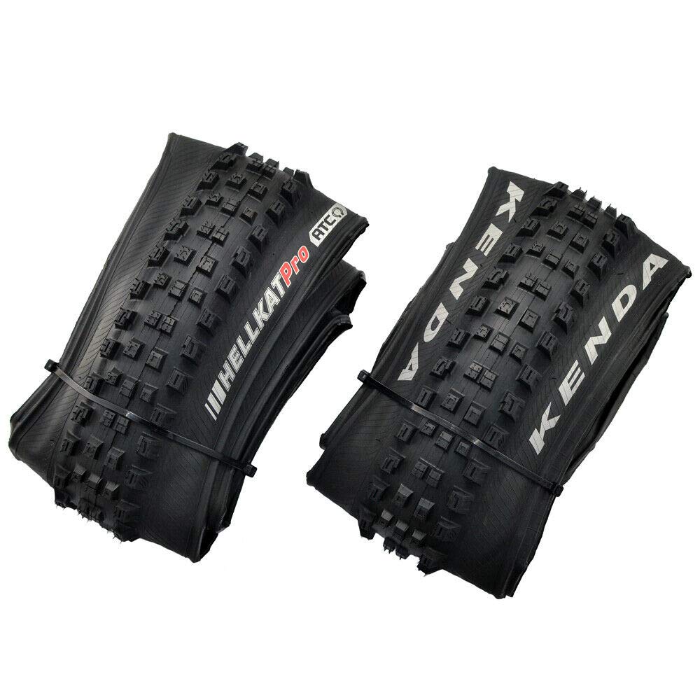 KENDA K1201 HELLKAT Pro 120TPI Folding Dual Tread ATC 2 KD2210 29x2.4" Tire, Black, Tire,