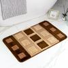 Double Flocked Carpet Floor Mat Household Bedroom Home Bathroom Non-slip Foot Mat Bohemian Waterproof
