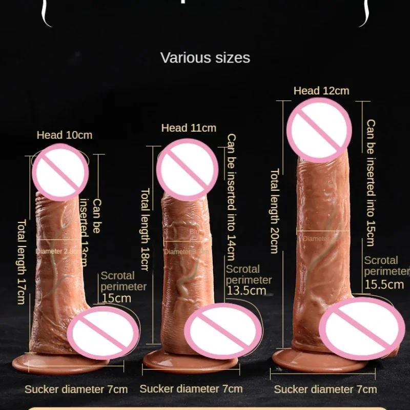 Big Dick Sex Toys for Women Realistic TPE Dildo 18 Hardness Comfort Adult Toy Penis