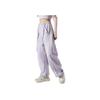 adidas Women's Dance Interlock Loose Track Pants Purple White JI9782