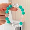 High Quality Natural Tianhe Stone Amethyst Powder Crystal White Crystal Bracelet Bracelet.