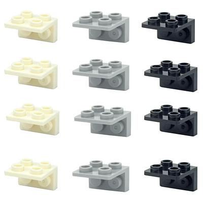 Non-Toxic Diy Figure Standing Display Bracket Assemble Brick Figures Stand Base Plate 99207 Bracket 1X2 2X2 Inverted Building Blocks Toys