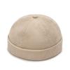 Casquette Docker Vintage sans bords, bonnet respirant en coton rétro réglable, casquette de marin littéraire pour femmes, chapeau Hip Hop