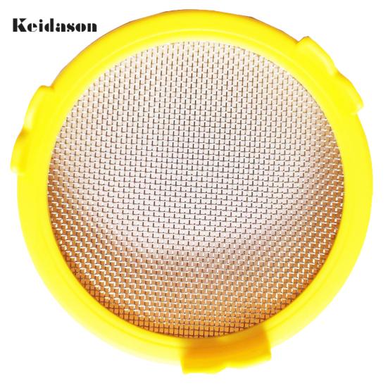 Durable Fine Holes Bright Color Sprout Lid Mason Jar Plastic with Stainless Steel Screen for Household