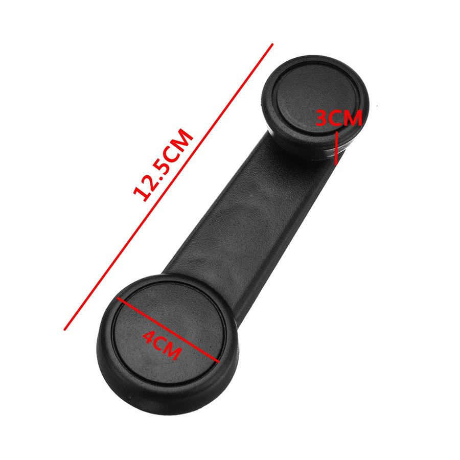 2 Pcs Car Window Crank Winder Handle Black For Ford Transit Connect Fiesta Focus