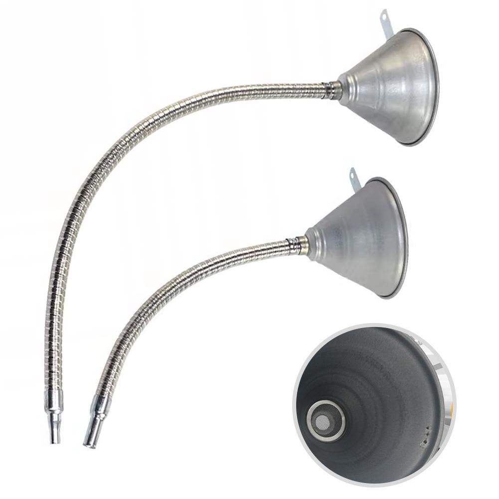 Car Accessories Universal Funnel 630MM And Motorcycle Fuel Flexible Iron Iron + Stainless Steel Universal Funnel