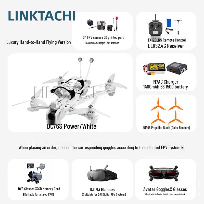 LINKTACHI 5-inch Freestyle FPV Drone Kit