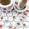 500 Stickers Capybara Roll Stickers High Value Cute Cartoon Decorative Stickers Sealing Stickers