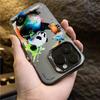 Cartoon Panda Cat Matte Hard Phone For 16 iPhone 11 12 13 14 15 Pro Max Plating Case Cover Funda