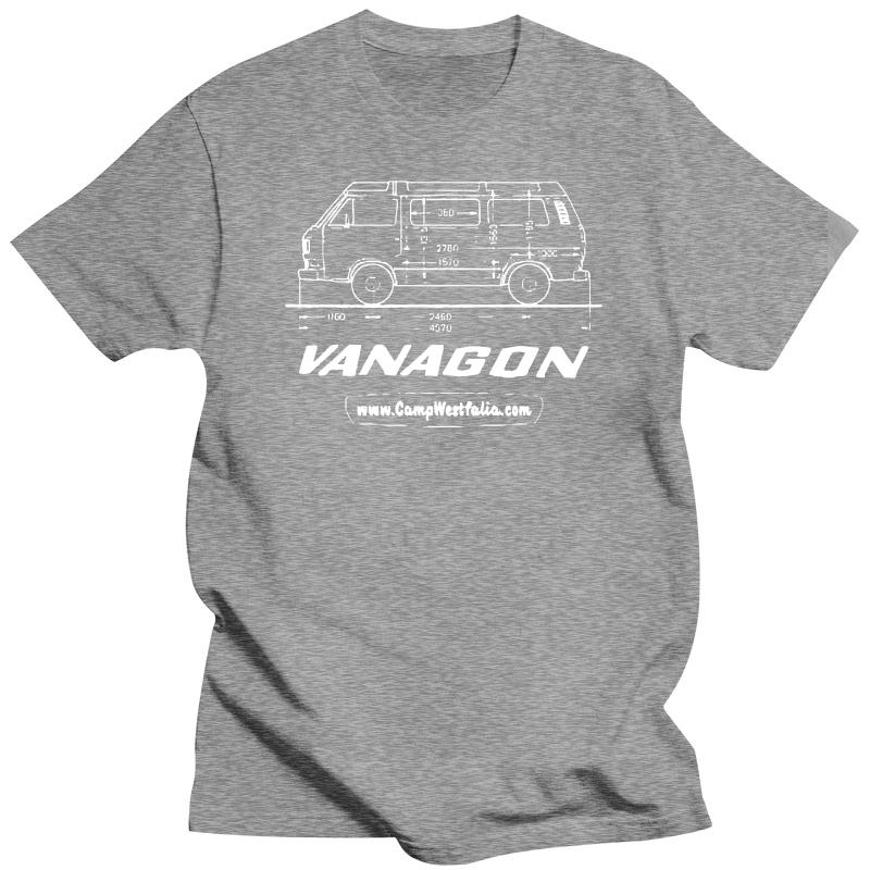 Unisex tshirt Vanagon Technical Drawing T3 Vanagon Westfalia T Shirt Printed TShirt tees top S