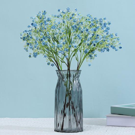 Artificial Flower Bouquet Silk Faux Floral Arrangement for Wedding Home Decor Lifelike Fluffy