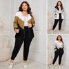 Fall/Winter New Women's Striped Loose Knit Cardigan Coat Colorful Casual Comfortable