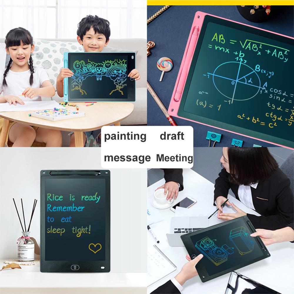 LCD Doodle and Drawing Tablet for Kids, Erasable Full-Size Writing Board, Educational Toy for Ages 1-3