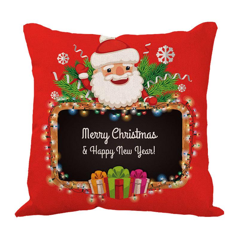 New Linen Christmas Pillows Linen Cushion Pillow Cover Pillow Pillow Car Pillow Sofa Pillow Cover