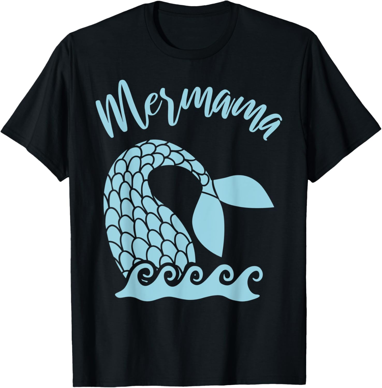 Mermama Shirt Scale Tail Mermaid Mom Tshirt S