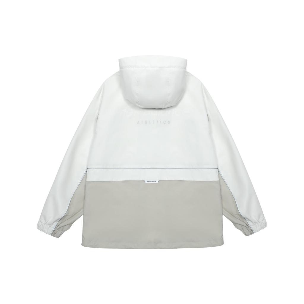New Balance Windproof Jacket Asia Sizing 'White Grey' Unisex 5AC39333-LBE