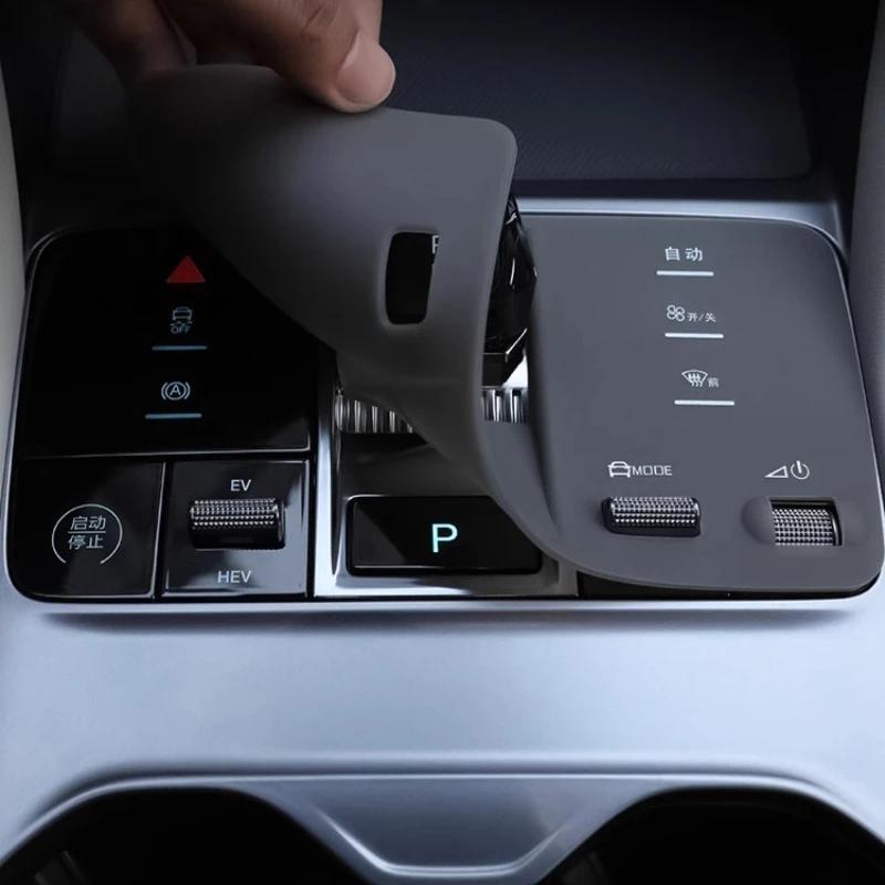 For BYD Song Plus Ev/DM-i Smart Driving 2025 Central Control Silicone Pad Car SuppliesCar Decoration Film Modification Parts
