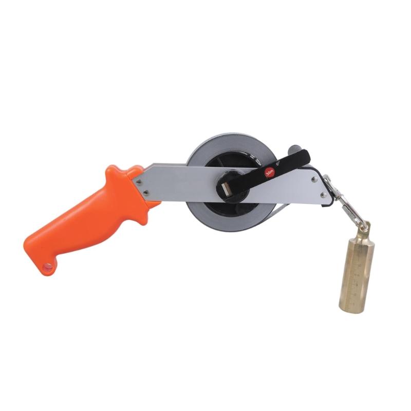 Oil Gauging Tape with Brass Plumbs Bob Double side Scale Steel Oil Gauging Tape for Precise Depth Measurement in Vessels