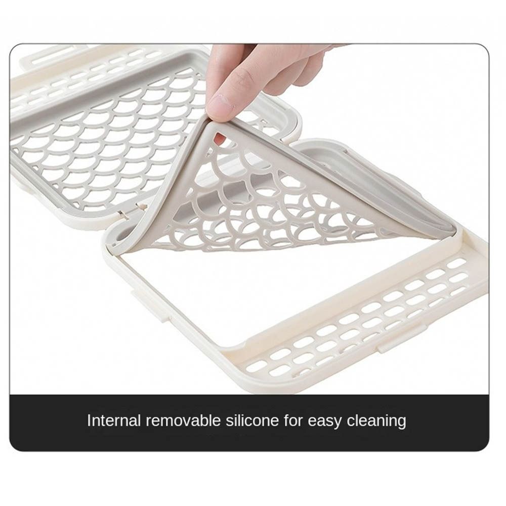 Silicone Cutlery Utensil Basket Dishwasher  Cleaning Storage Organizer  Silverware Flatware
