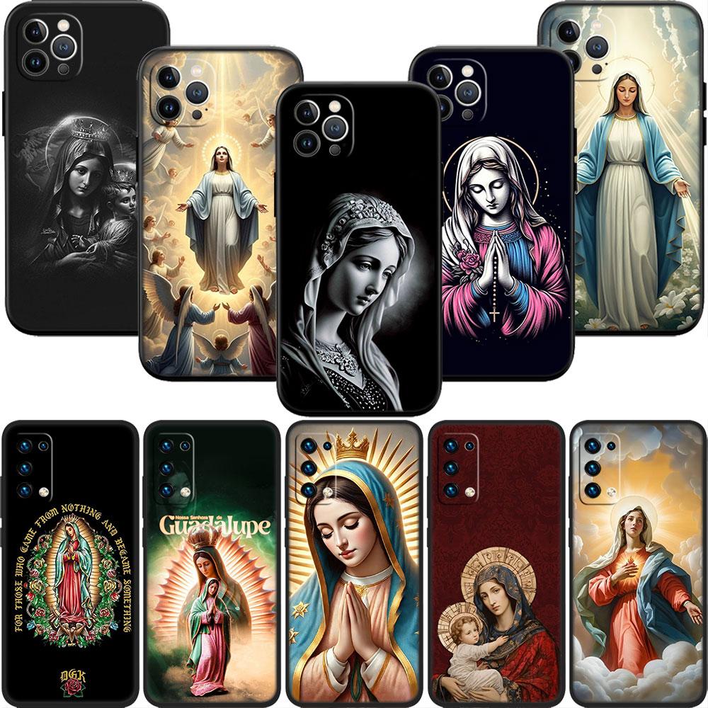 BF115 Virgen Maria Soft Shell Phone Case for Redmi Note 13 14 Pro+ Plus A3 A3X 13X 13C 13R 14S 14C 14R