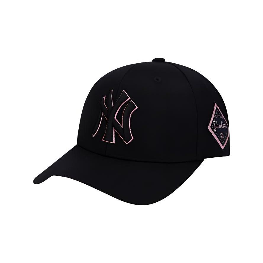 MLB Шерстяные Бейсболки CP85 Унисекс Черный/Розовый   Мода 32CP85111-50L F