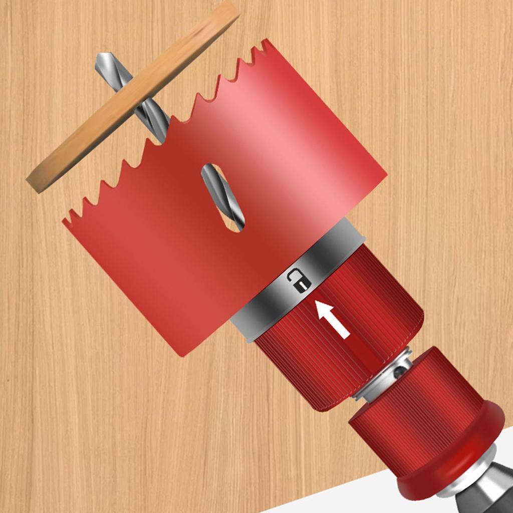 Coring Hole Drill Rod Hex Shank Drill Bit Wood Hole Cutter Quick Cores Opener Power Tool Accessories For Gypsum Boards
