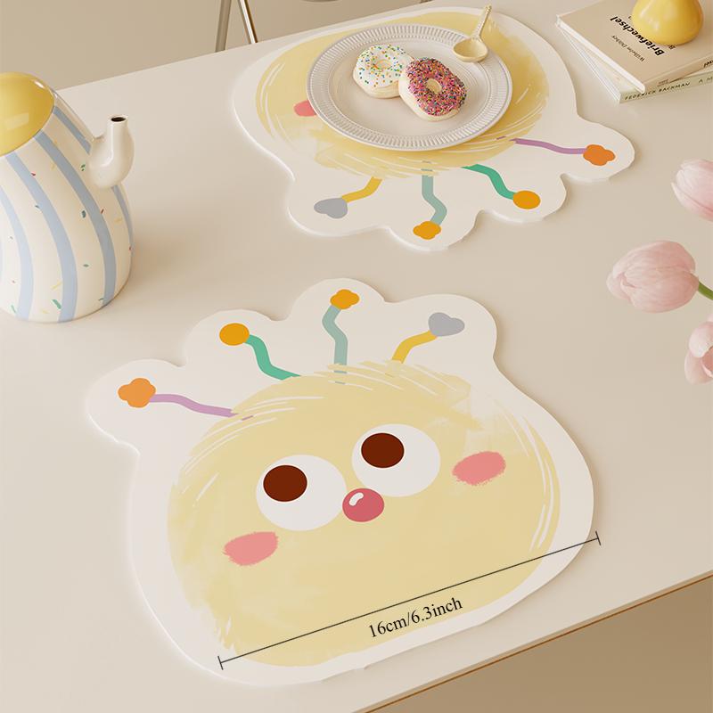 

1 шт. Подставки Золушка Экологичные Подкладки Бытовая Кухня Абсорбирующие Коврики Теплоизоляция Противоскользящее Украшение для Посуды