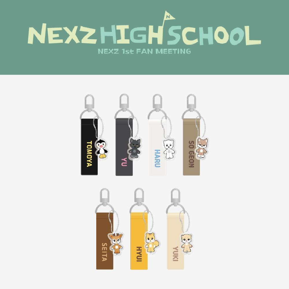 

Предварительный заказ NEXZ 1st Fan Meeting NEXZ HIGH SCHOOL NEXZOO Strap Key Ring TOMOYA