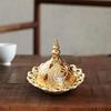 Arabic Incense Burner Candlestick Holder Ornament Metal Censer Cone for Yoga