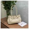 Xeie Thuk Tote Bag Women PU Woven Texture Handheld Shoulder Daily Commute