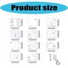 13 Pcs Frees Motion Quilting Template Set Acrylic Ruler Quilting Stencil Sewing Ruler Quilting Ruler for Quilting