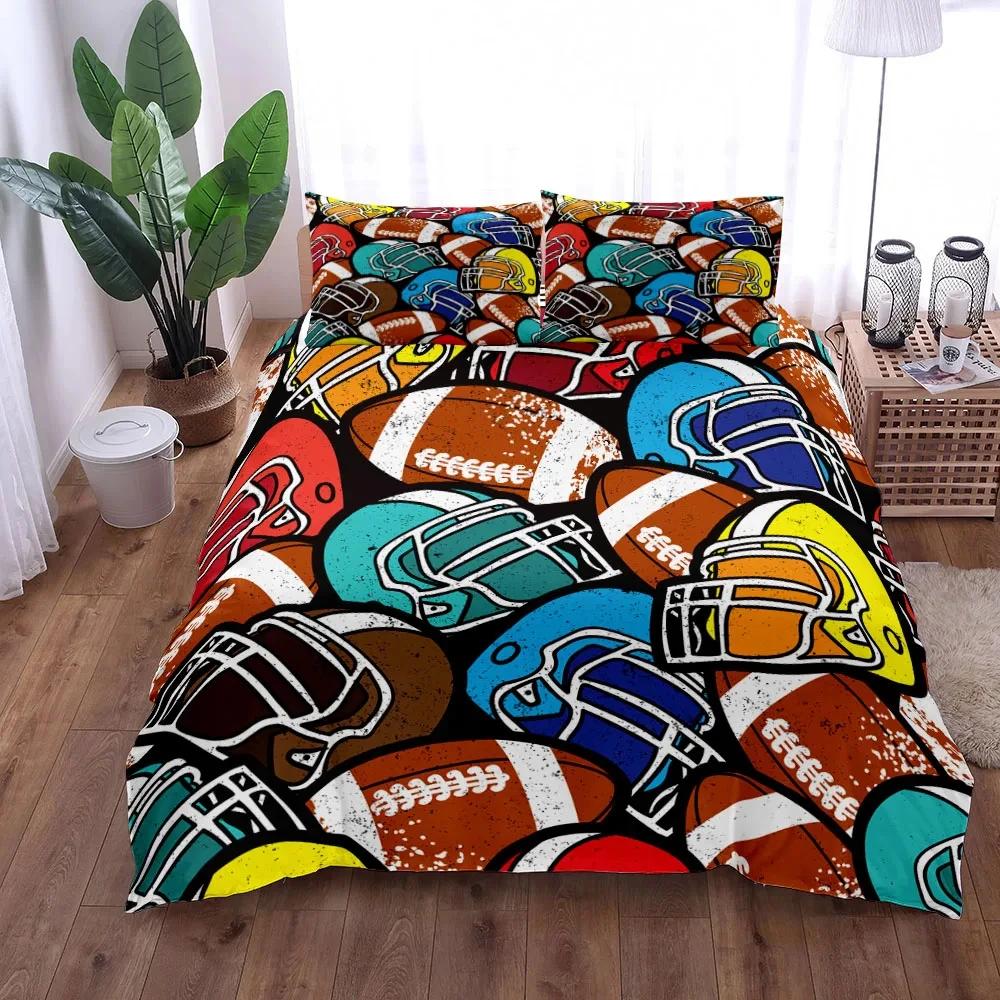 National Football Poster Duvet Cover Set King Queen Double Full Twin Single Size Bed Linen Set Duvet Cover Bed Set Quilt Cover