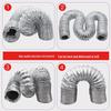 Flexible Aluminum Foil PVC Ventilation Duct