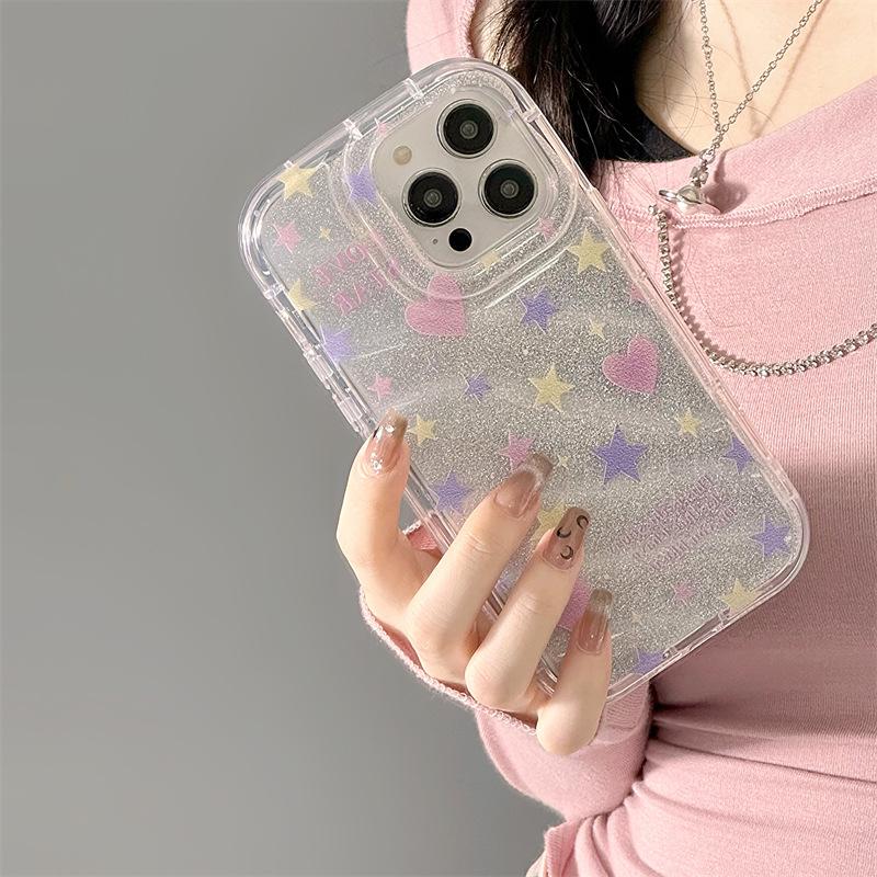 

Чехол для телефона Love Heart Star для iPhone 13 11 16 Pro Max 14 15 12 XR X XS 7 8 Plus SE 16promax 15promax силиконовый мягкий чехол Funda For iPhone13 14